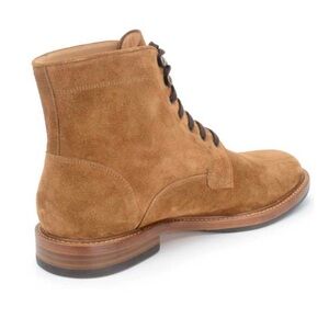 Warfield & Grand Brown Suede Ankle Boots NWOB